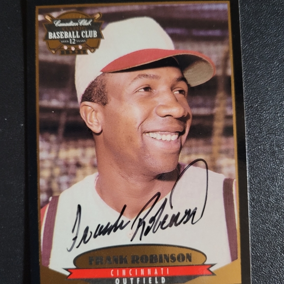 FRANK ROBINSON CINCINNATI REDS AUTOGRAPH - Picture 6 of 11